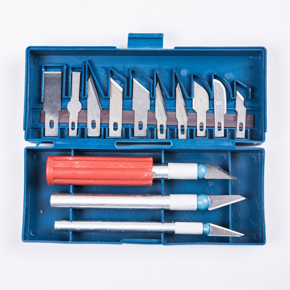 Metall Gravur Messer Werkzeuge Bausatz Mit Kasten Modell Werkzeug, Der Gravur Kunst 13 Messer Klinge Polymer Ton Multifunktions Stift Messer: Ursprünglich Titel
