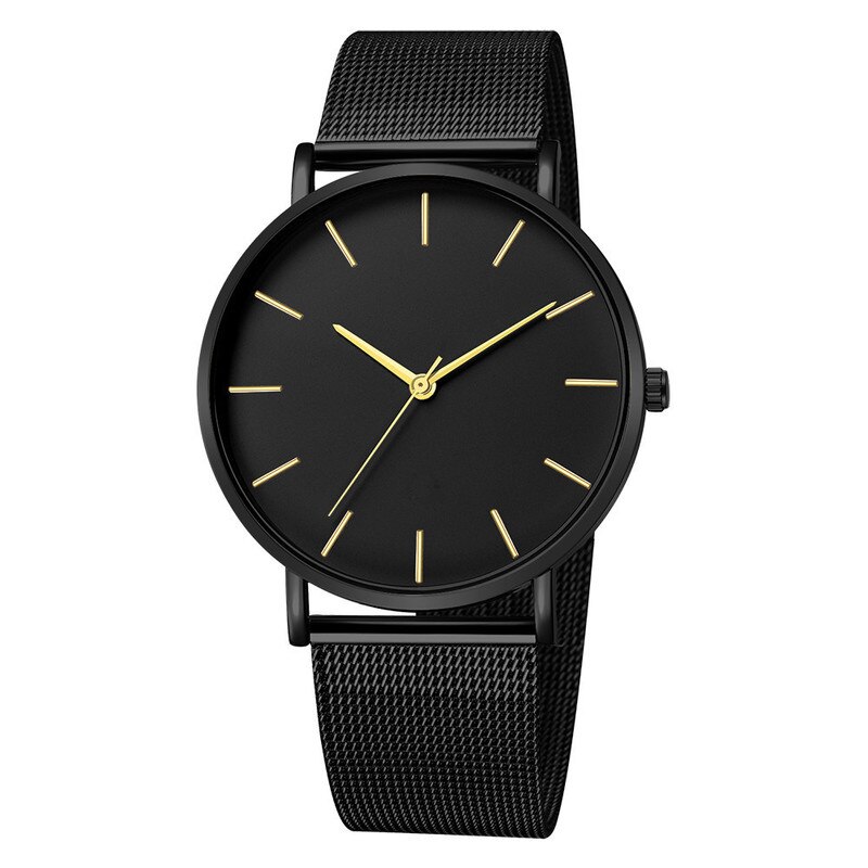 Minimalistisk ur reloj hombre ure til mænd relogio masculino montre homme man orologio uomo herre relojes para horloges mannen: Guld pointer
