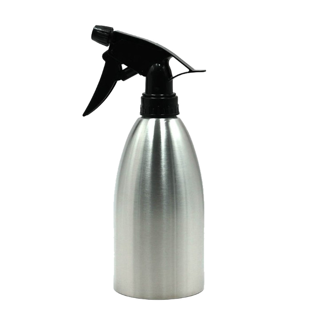 500Ml Rvs Olie Spray Fles Keuken Olijfolie Sproeier Voor Bbq Koken Containers Voor Kruiden Zout Shaker Opslag doos: Default Title