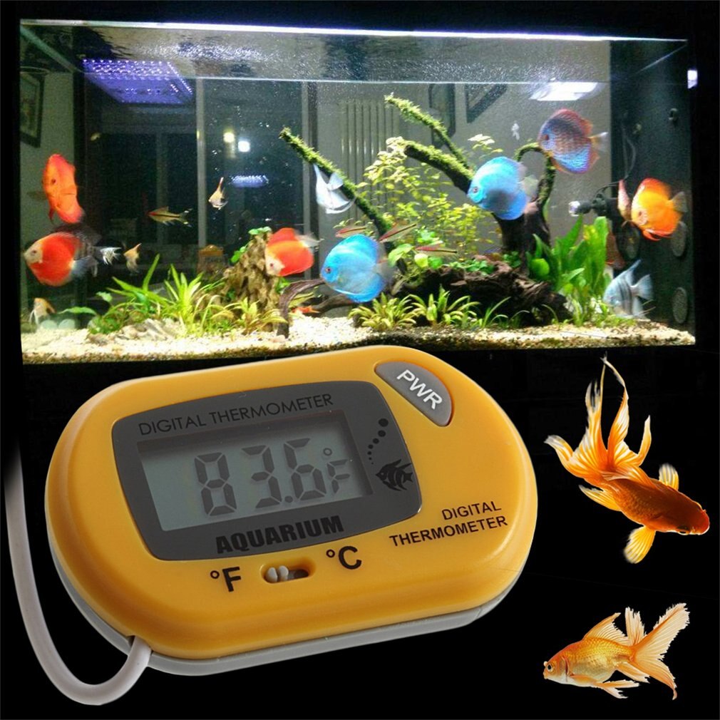 LCD Digital Thermometer Aquarium Thermograph Marine Water Temperature Measurement Tool For Fish Tank Temperature Control