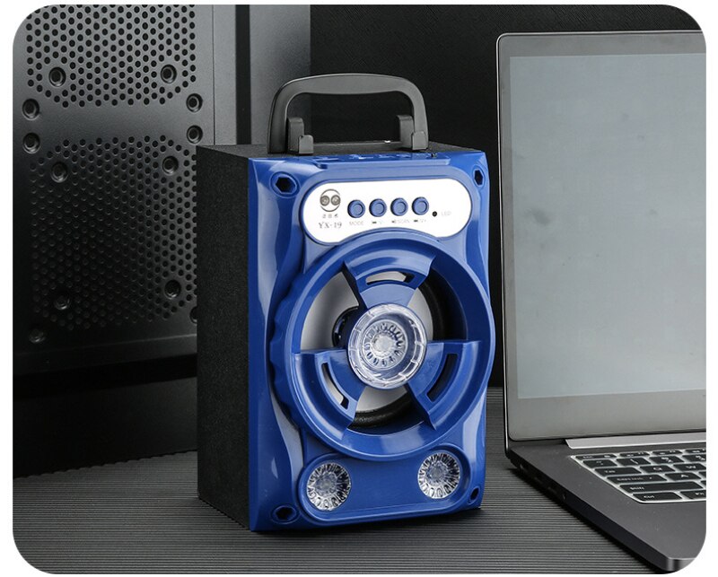 Mini Bluetooth Speaker Portable Wireless Stereo Subwoofer Heavy Bass Speakers Sound Box With Mic Support FM Radio TF AUX USB: A