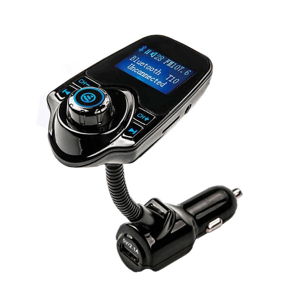 Originele bluetooth autokit met handsfree fm-zender bluetooth-ontvanger autolader ondersteuning micro sd-kaart autostyling