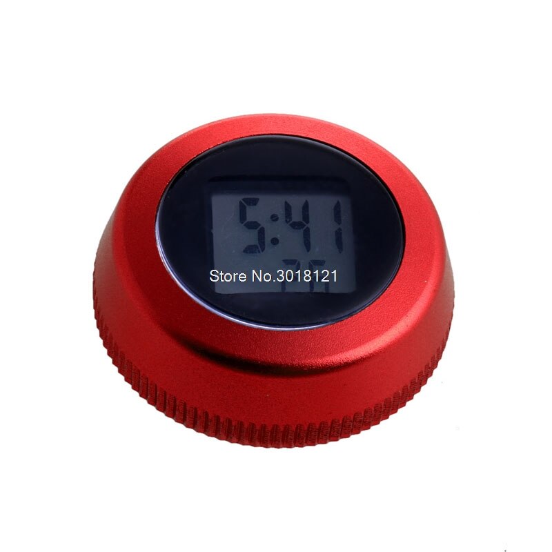 Universele Waterdichte Digitale Fiets LCD Fietsen Stopwatch Fietsen Klok: Rood