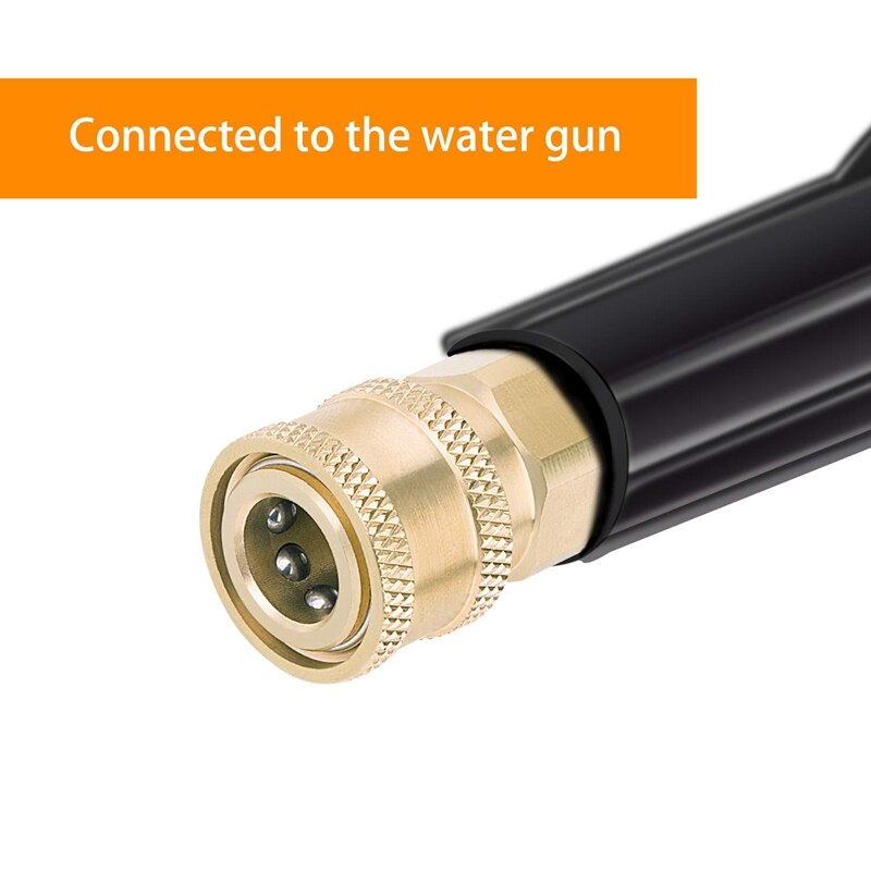 3 Pack Pressure Washer Coupler, Quick Connect Fittings 1/4 Inch Quick Coupler Female NPT Socket