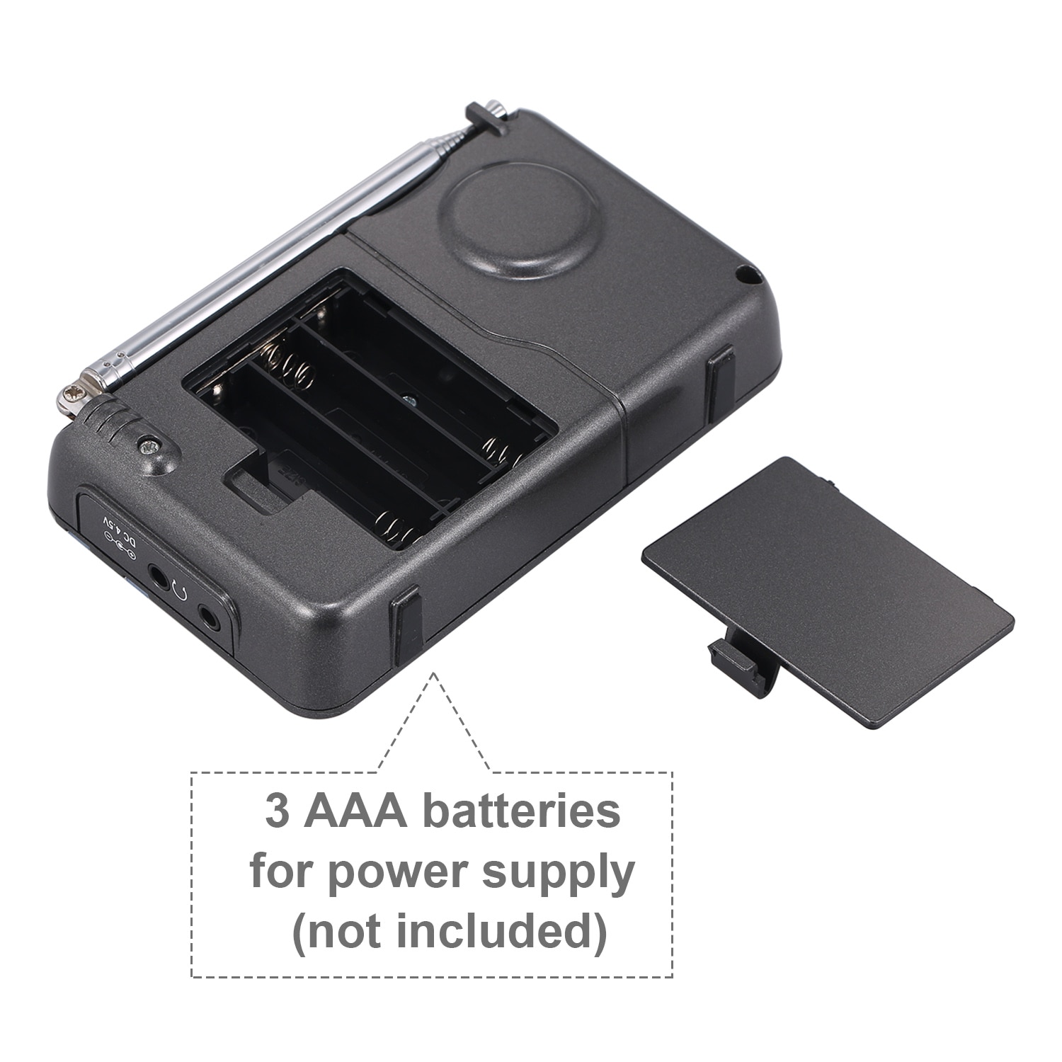 Portable Radio AM/FM/SW Pocket Radio with LCD Screen Multi-band Digital Stereo DSP Radio Receiver