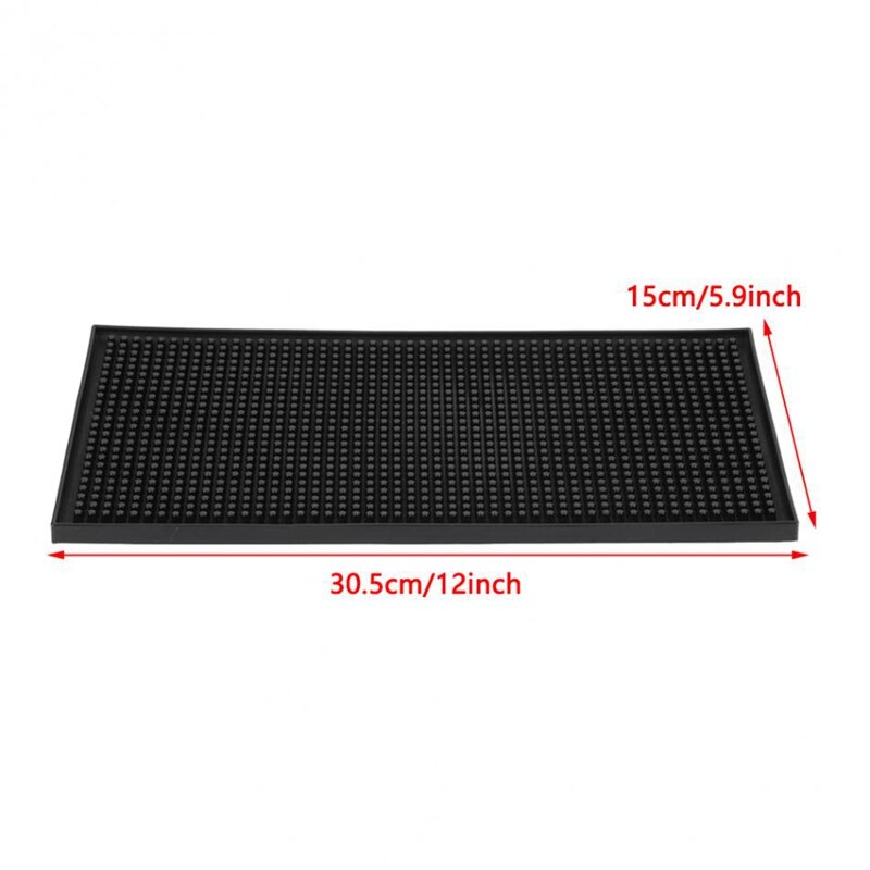 Rubber Service Bar Mat Heavy Duty Home Bar And Rubber Drip Mats Cocktail Bartender Tea Cup Mug Set Waterproof Kitchen Placemat