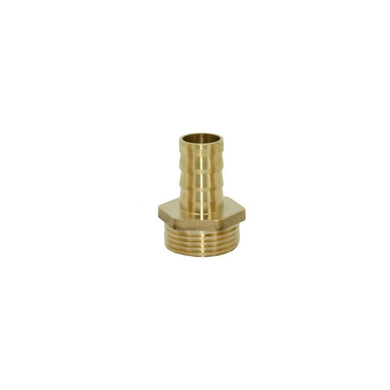 16mm 19mm 25mm 32mm to 1" Male water hose barb Connector brass DN15 DN20 DN25 tube joint Garden hose connector 1pc: 16mm