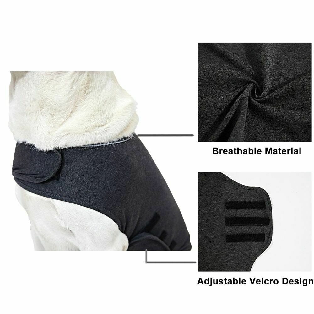 Dog Anxiety Vest Pet Jacket Reflective Small, Medium and Large Dog Thunder Shirt