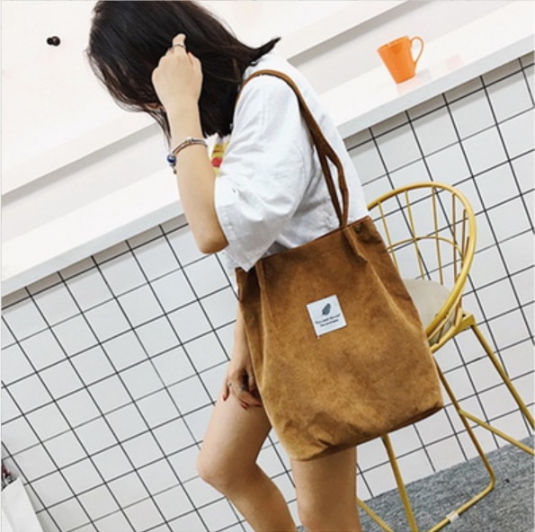 Dam manchester shoppingväska dam casual canvas axelväska miljöförvaring handväska återanvändbar hopfällbar eko matväska