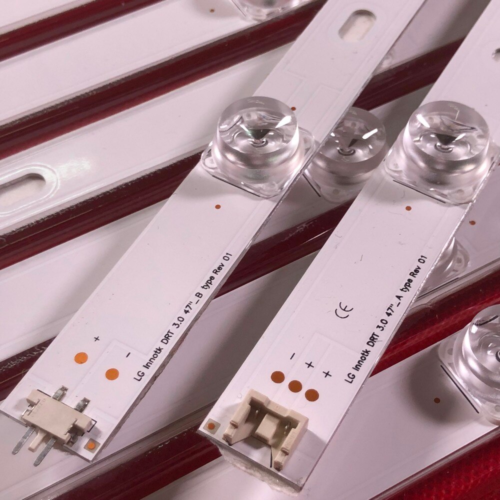 BAVALU Bandes de rétroéclairage for LG 47 TV 47LN5400 47ln575s 47LN613S 47LN613V 47LN6130 47LN6138 47LA620S 47LA6208 47 ROW2.1 REV 0.7 1 L2 Type