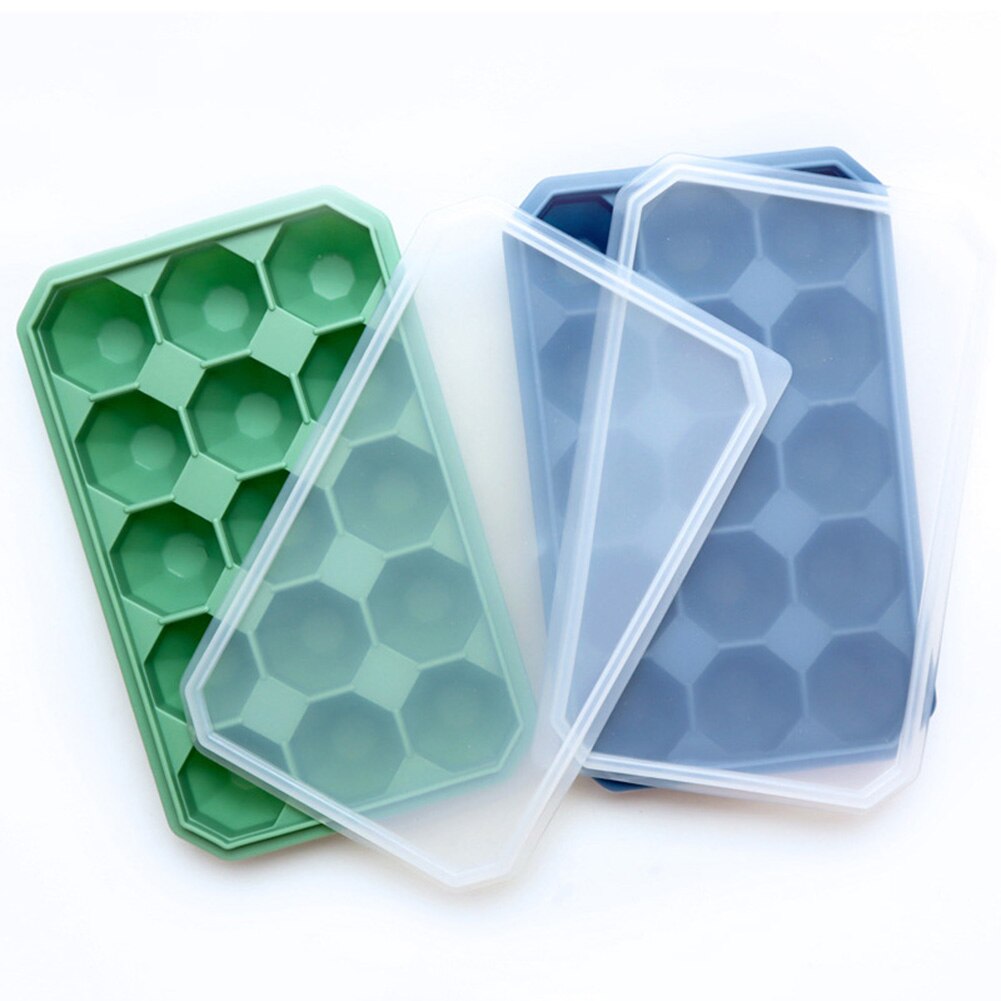 15-wgłębienie silikonowy kostki lodu kształt diamentu zrobić DIY tacki na kostki lodu formy na cukierki lodowe ciasto czekoladowe Whisky formy narzędzie 3D