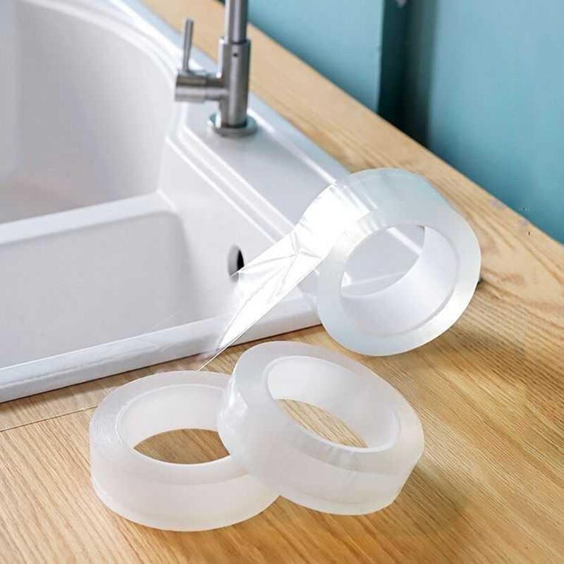 Wall Corner Line Sticker Ceramic Sticker PVC Waterproof Kitchen Tape Bathroom Accessories Self Adhesive Transparent Stickers