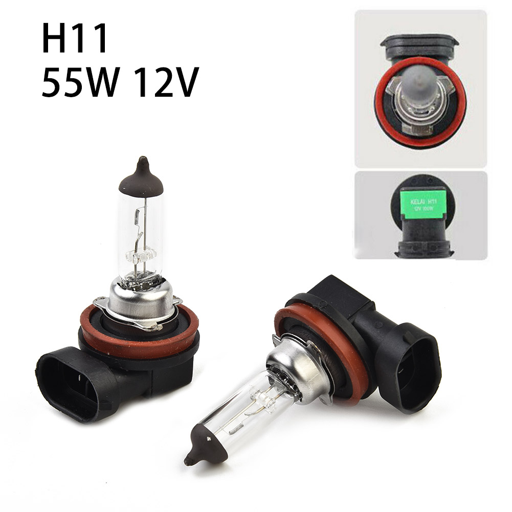 2 Stuks H11 Halogeen Koplamp Auto Dimlicht Rijden Gloeilampen Mistlamp 55W 12V Auto Verlichting accessoires