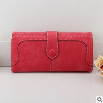 SMILEY SONNENSCHEIN Armbinde frauen brieftaschen weibliche leder lange rot brieftasche große frauen geldbörsen monederos portefeuille femm: rot