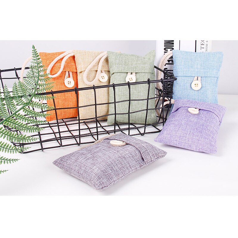 1pcs Bamboo Charcoal Activated Carbon Air Freshener Home Cabinet Remove Odor Portable Charcoal Bag For Wardrobe