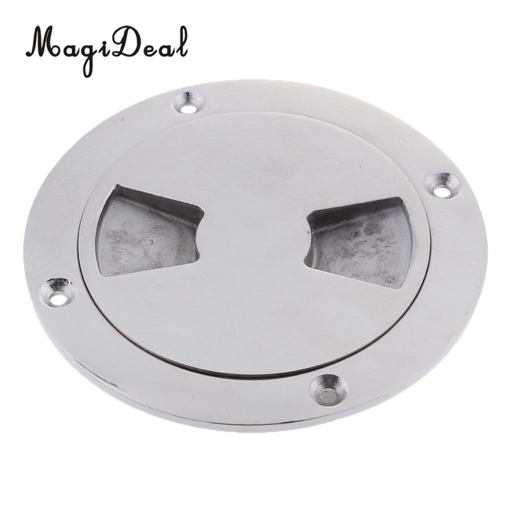 Marine 316 Rvs Inspectie Dek Plaat Voor Boot Hand Draai: 140mm 