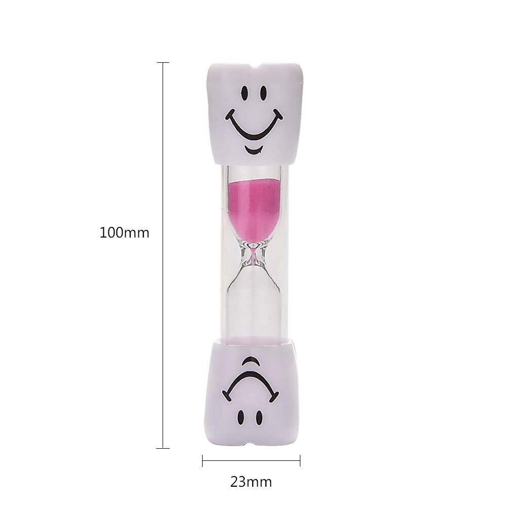 Smiling Face Hourglass Toothbrush 2-3 Minute Timer For Cooking Sandy Clock Brushing-Teeth Timer Sandglass Children Kids