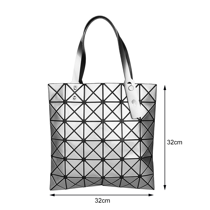 Bags Women Folding Totes Crossbody Bag Ladies Handbags Female Luminous Geometric Pattern Shoulder Messenger Purses