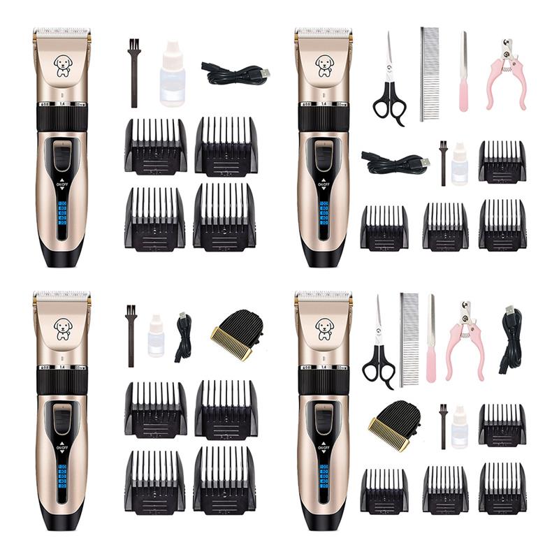 Professionele elektrische tondeuse voor huisdieren, hondentrimmer, tondeuse voor dieren, tondeuse voor katten, scheerapparaat, elektrische schaar