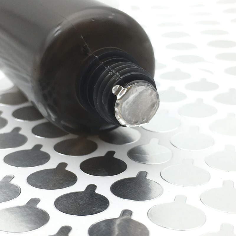 Sealing Sticker 10mm/15mm/21mm Sticker Self Adhesive Seal to Stop Leak Packaging Cosmetics Bottle of Accessories
