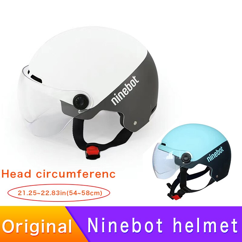 Ninebot Motorcycle Helmets Open Face Visors Moped ebike Scooter Helmet Removable Men Women Universal Safety Helmet