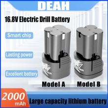 16.8V 2000mAh Lithium Rechargeable Battery For Cordless Screwdriver Household Power Tools 18650 Hand Electric Drill Batteries