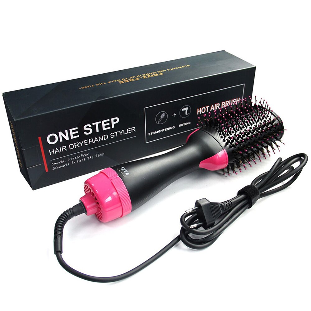 Cepillo secador de pelo 5 en 1, peine eléctrico de aire , rizador de pelo multifunción, Alisador, secador de pelo de iones negativos: Hot Air Brush / EU
