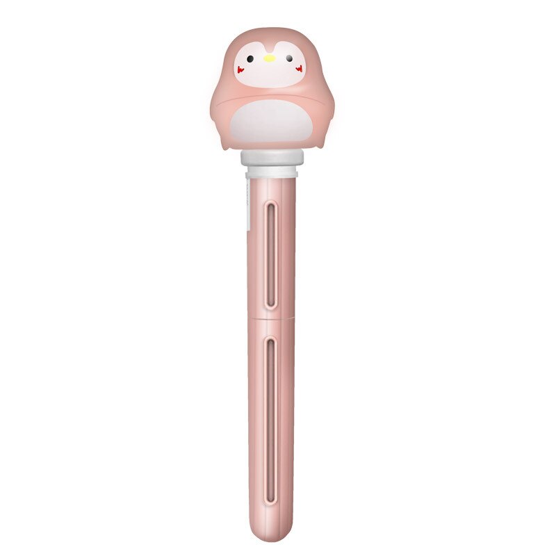 Air Humidifier Home USB Office Aroma Diffuser Intelligent Large Capacity Purification and Hydrating: Penguin Pink