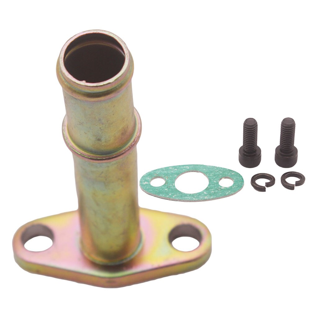 CNC Alloy Turbo Oil Drain Return Flange For Barb B... Grandado
