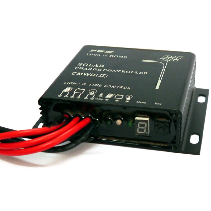 10A Solar Street Lamp Controller IP68 Waterproof 12V/24V Voltage Intelligent Charging Timing Controller