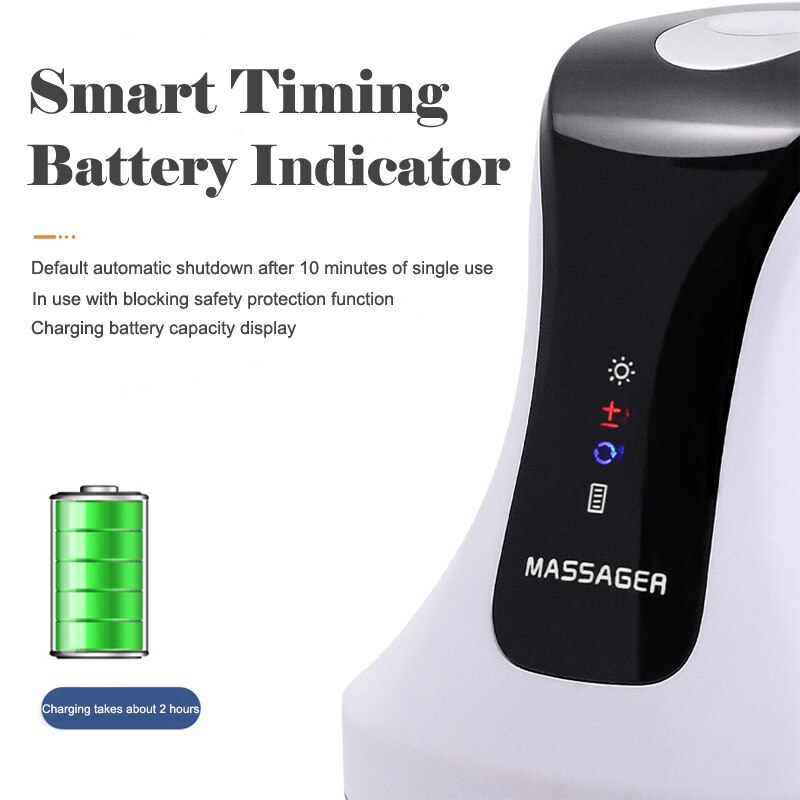 4D Electric Head Massager Scalp Massager IPX7 Waterproof Promote Hair Growth Body Neck Deep Tissue Kneading Massage Rechargeable