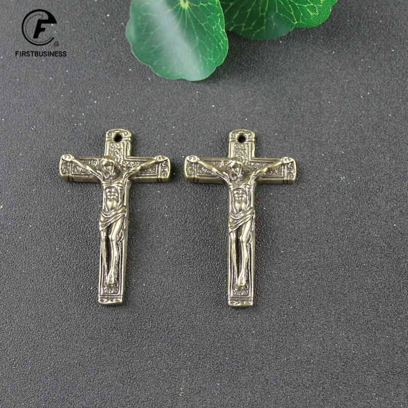 Jezus Kruis Ketting Sieraden Koper Jezus Orthodox Kruis Kerk Souvenirs Cross Sleutelhanger Jezus Verlossing Sleutelhanger Jezus Standbeeld