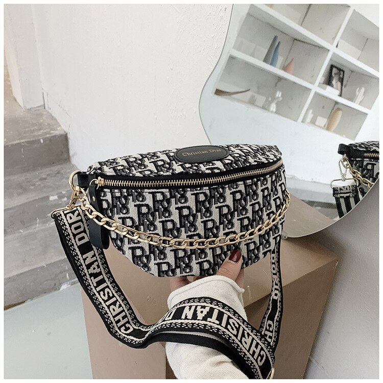 Frauen Tasche Sommer Neue frauen Schulter Crossbody Nische Alle-Passenden Breiten Schulter Gurt Brust Tasche taille Tasche Taschen