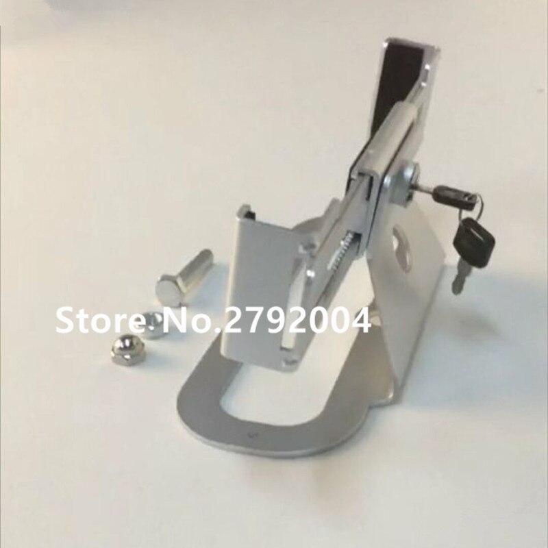 Metallic stretch laptop security display stand notebook computer desk mount anti-theft lock for all kinds of laptop with keys
