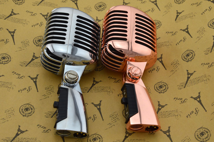 Wired Vintage Classic Microphone Top Dynamic Moving Coil Mike Deluxe Metal Vocal Old Style Ktv Mic Z6 mike