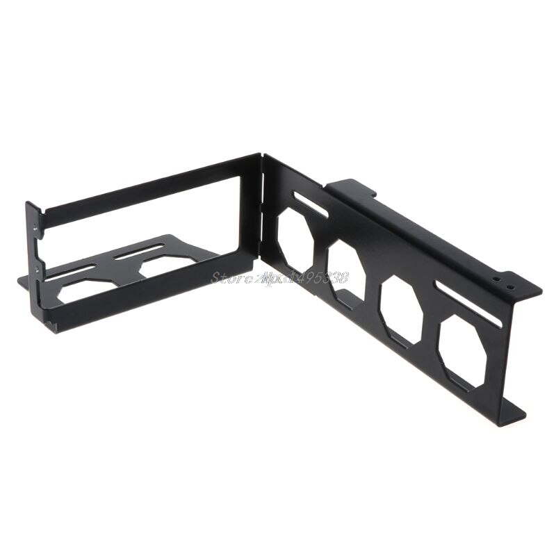 DIY Metal Graphics Card Bracket Riser Fixed Vertical ATX Case PCI-E 16x x16 Internal Brackets Holder Stent Stand