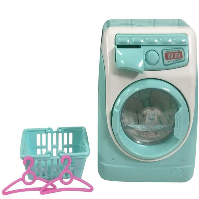 Exquisite Makeup Brush Cleaner Device Automatic Cleaning Washing Machine Mini Toy Children's washing machine toys product: B