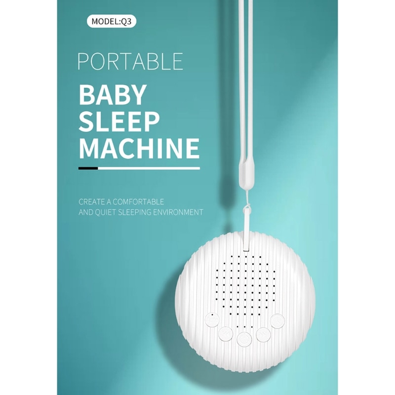 Witte Ruis Machine Baby Baby Pasgeboren Sound Machine 10 Natuurlijke Geluiden Witte Ruis Voor Baby &#39;S Kids Home Office Draagbare Usb