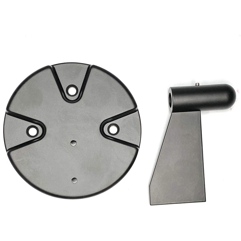 Support mural pour bras de flèche de Suspension, plaque ronde et pièce de support de fixation Compatible avec support de Microphone, support de Webcam