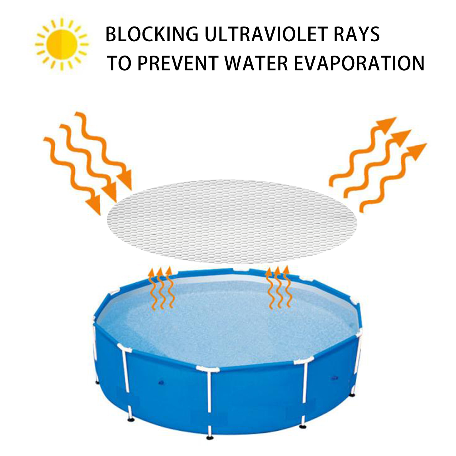 Covers For Swimming Pool Waterproof Swimming Pool Tub Dust Cover Outdoor Ubble Film Blanket Accessory Pool Cover