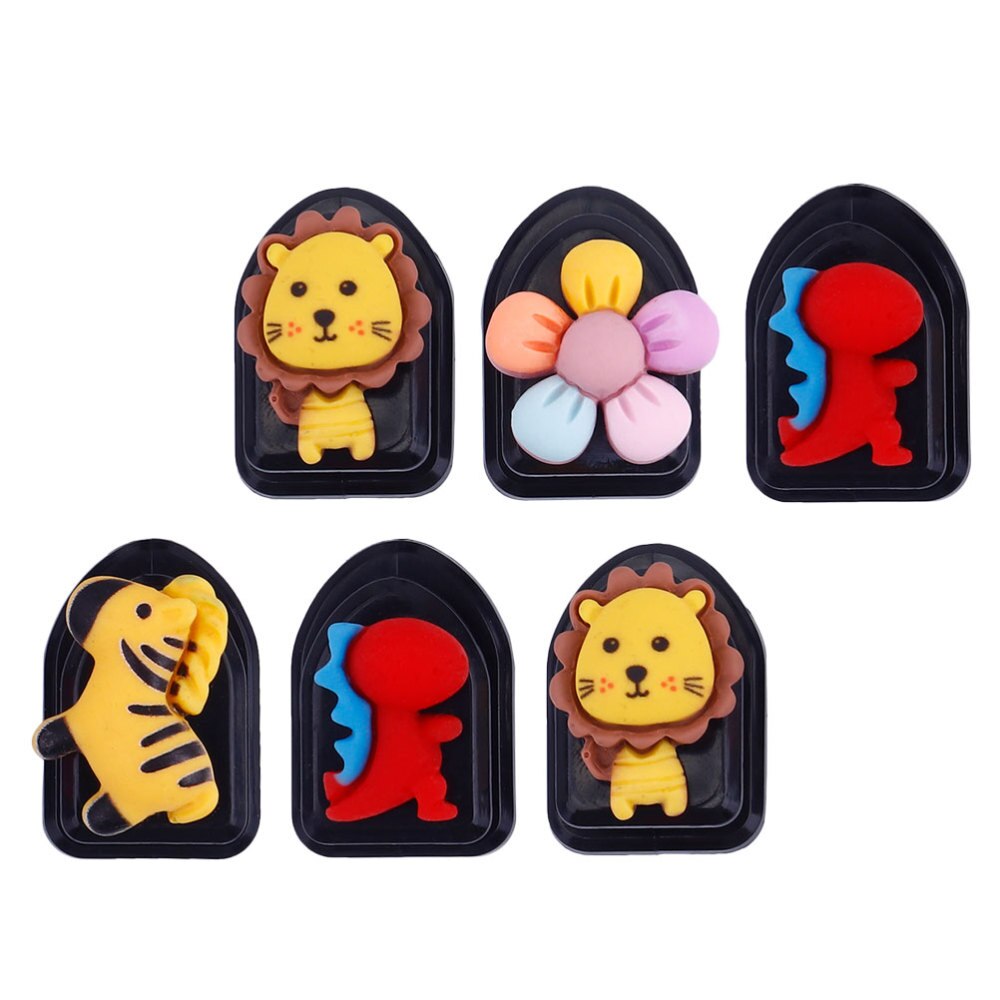 6Pcs Voertuig Cartoon Haak Multifunctionele Mini Opknoping Haak Auto Hanger