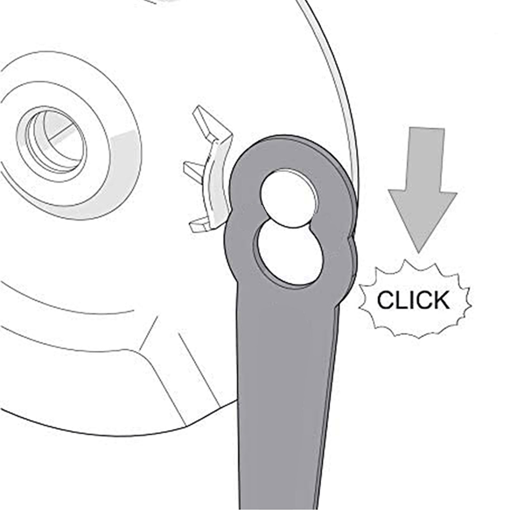 2/3/6 Stuks Draadloze Grasmaaier Messen Voor Stihl Polycut 2-2 Maaier Fsa 45 Roestvrijstalen Grasmaaier Reparatie Accessoires