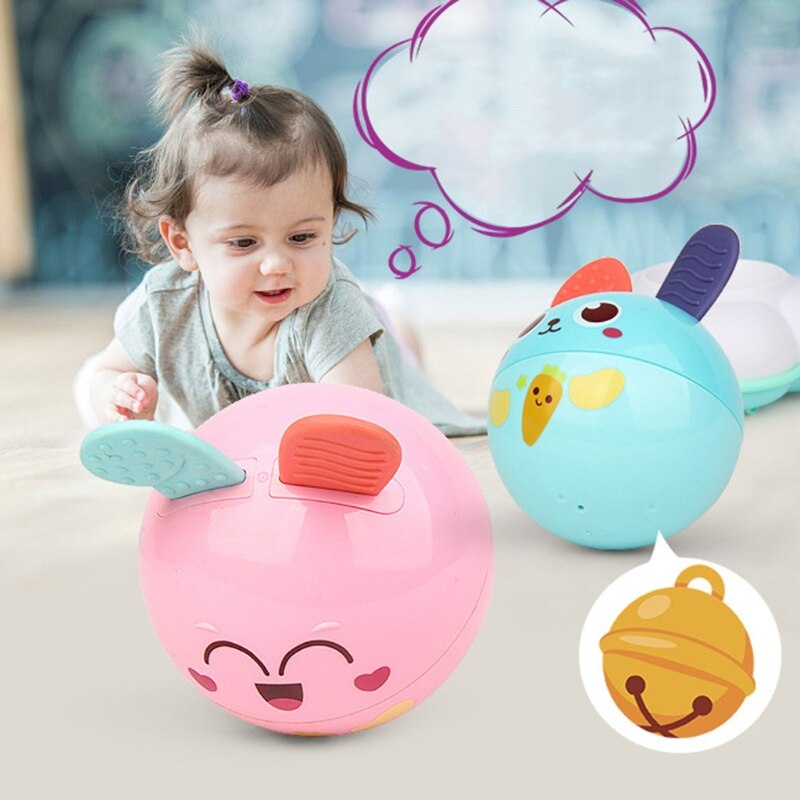 USB Charging Developmental Baby Toy Sound Control Baby Musical Toys Smart Rabbit with Cloud Bottom Crawl Educational Toy 03KD