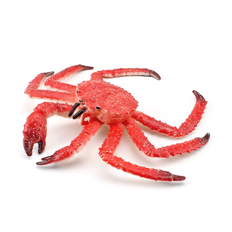 Kids Cartoon Toy PVC Made Realistic Ocean King Crab for Age 6+ Kids/Adults: King crab