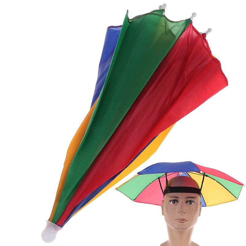 Sombrilla plegable sombrilla sombrero de pesca gorra para deportes al aire libre sombrilla sombrero de senderismo Camping sombreros de cabeza: 1