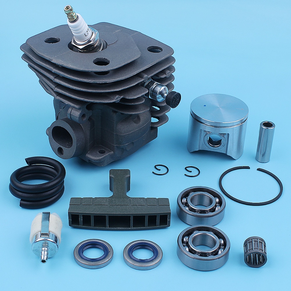 Nikasil belagt cylinderstemplesæt til husqvarna 357xp 357 xp 359 epa motorsav 537157302 537248502 krumtap kugleleje reservedele