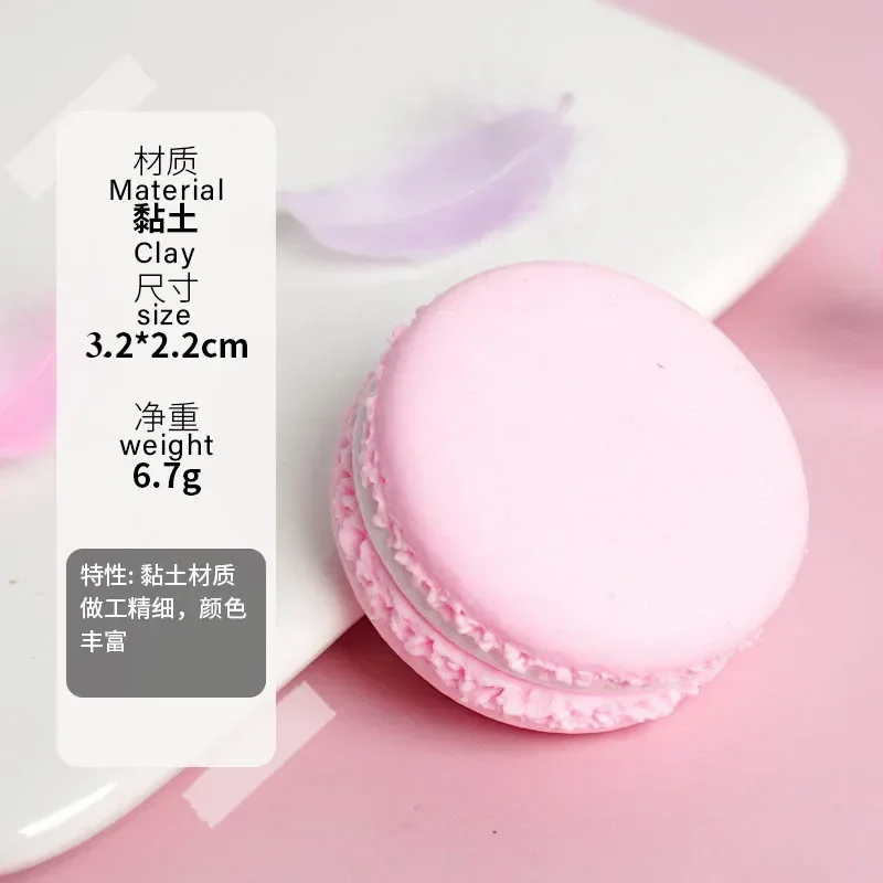 Simulatie Macaron Cake Dessert Model Bruiloft Dessert Tafeldecoratie Macaron Model Nep Voedsel Bruiloft Foto Props Gunst: Melkwit