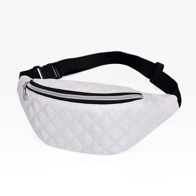 Fanny Pack Vrouwen Banana Riem Heuptas Bum Sling Borst Pocket Voor Strand Reizen Wandelen Telefoon Kaarthouder Fit Lady meisje Vrouwelijke Jongen: White Color