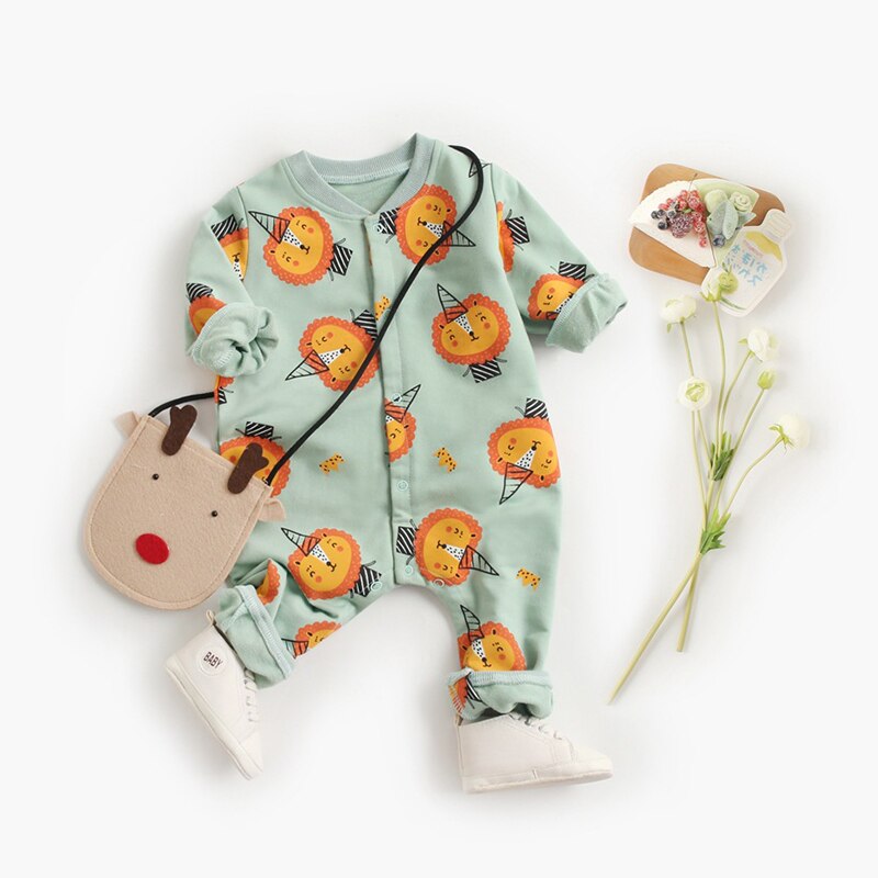 Pagliaccetti per neonati Melario Baby Boys Girls pagliaccetti a maniche lunghe Cartoon Infant tuta Baby Toddler Clothes