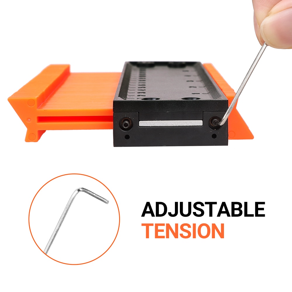 5/6/10 Inch Contour Gauge Profile Duplicator Wood Marking Tool Tiling Laminate Tiles Tools Profile Measuring Tools